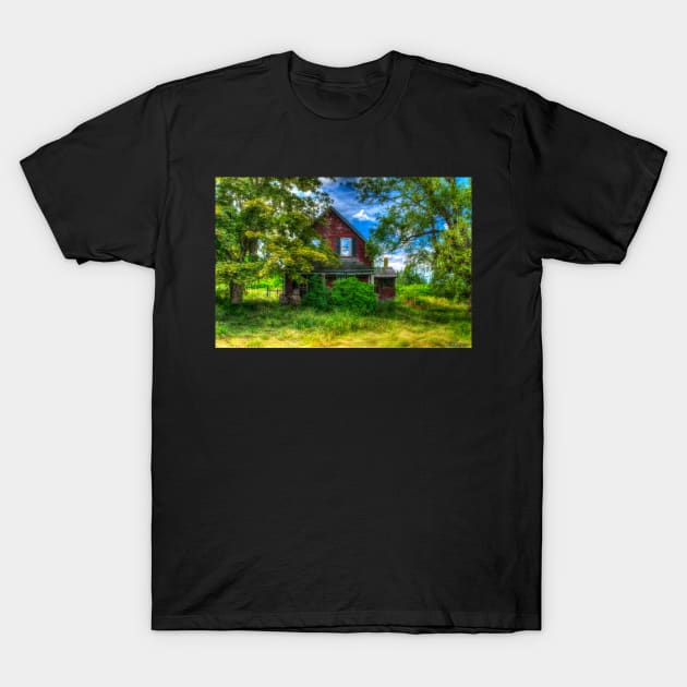 Abandoned Home in Lubec, Maine T-Shirt by kenmo